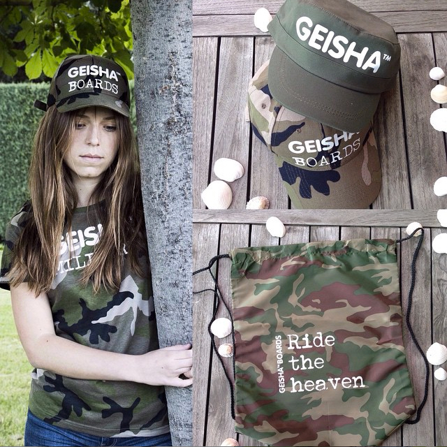 Camisetas y complementos militares Geisha Boards.